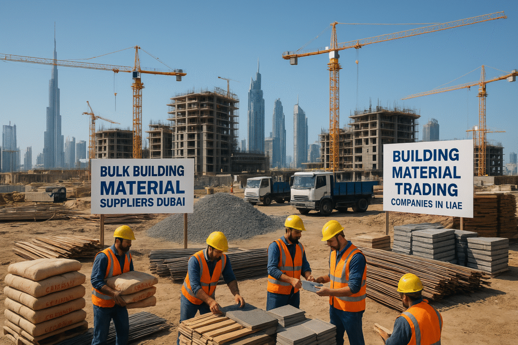 Bulk building material suppliers Dubai