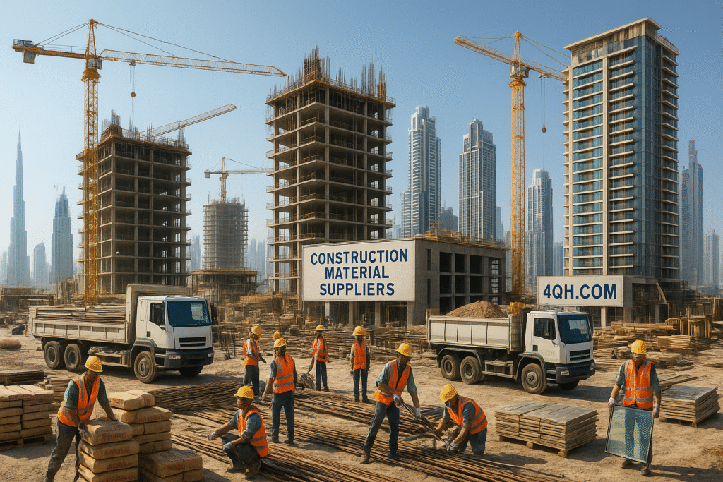 top construction material companies UAE