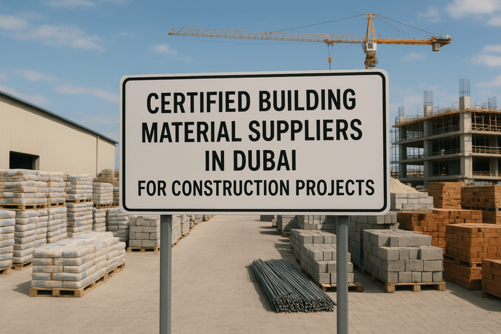 Building material suppliers in Dubai