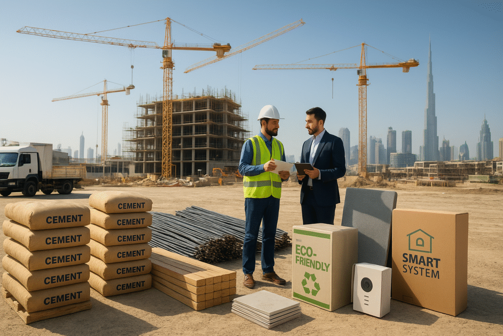 real estate material suppliers UAE