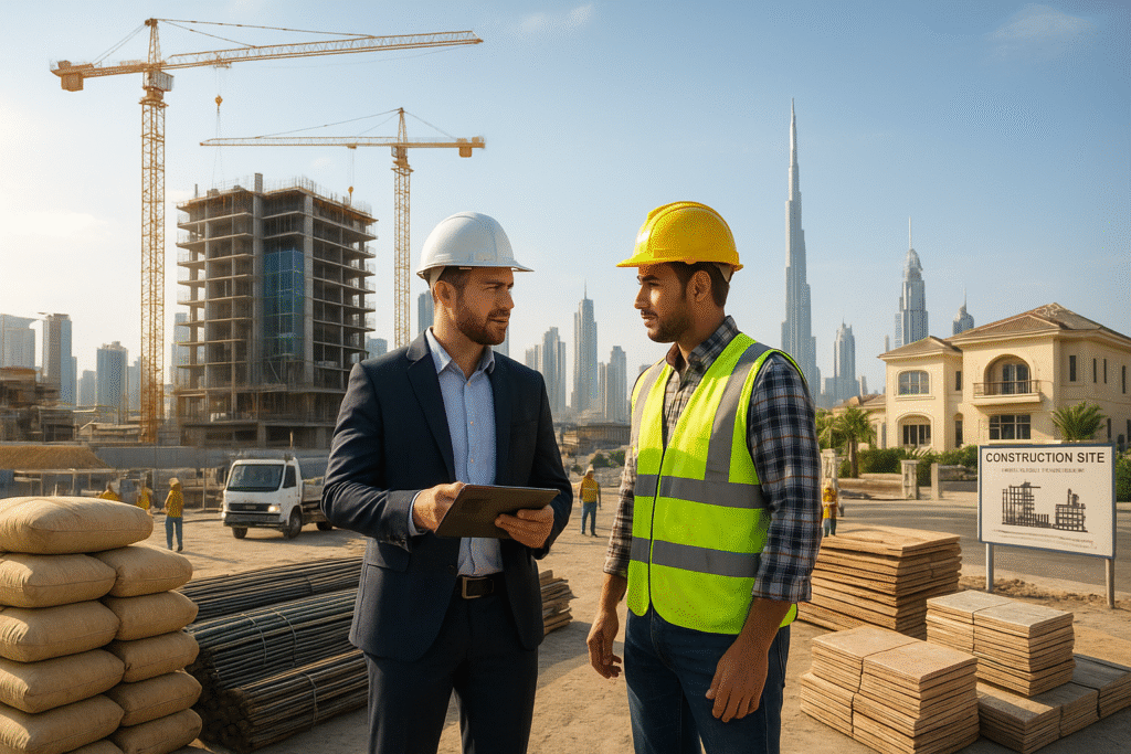 Construction material suppliers Dubai