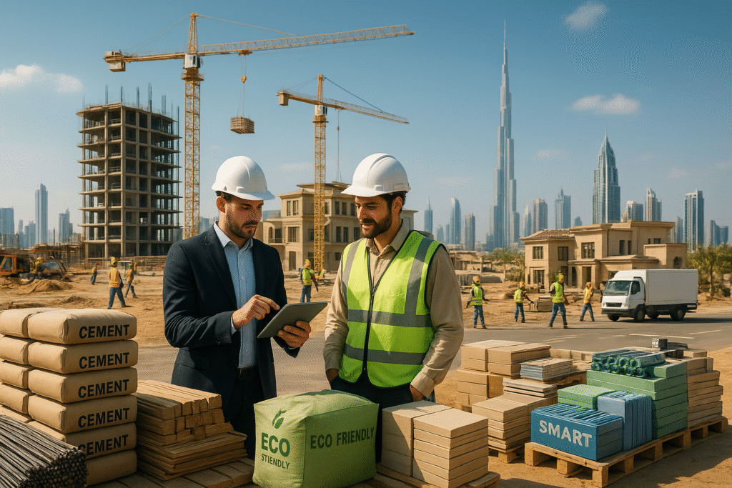 Building material suppliers in Dubai