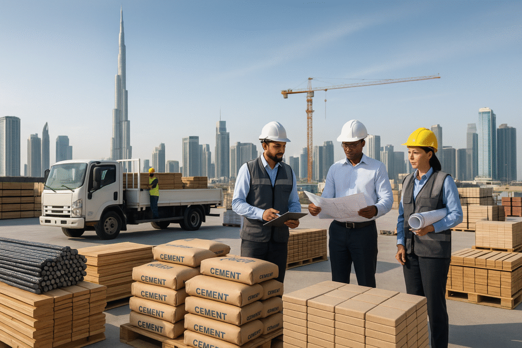 Construction material suppliers Dubai