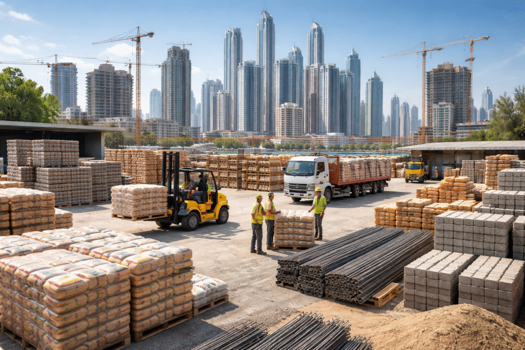 Construction materials suppliers UAE