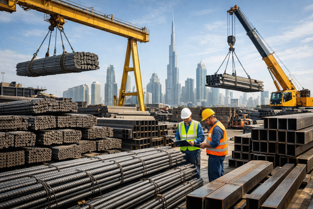 Steel suppliers Dubai