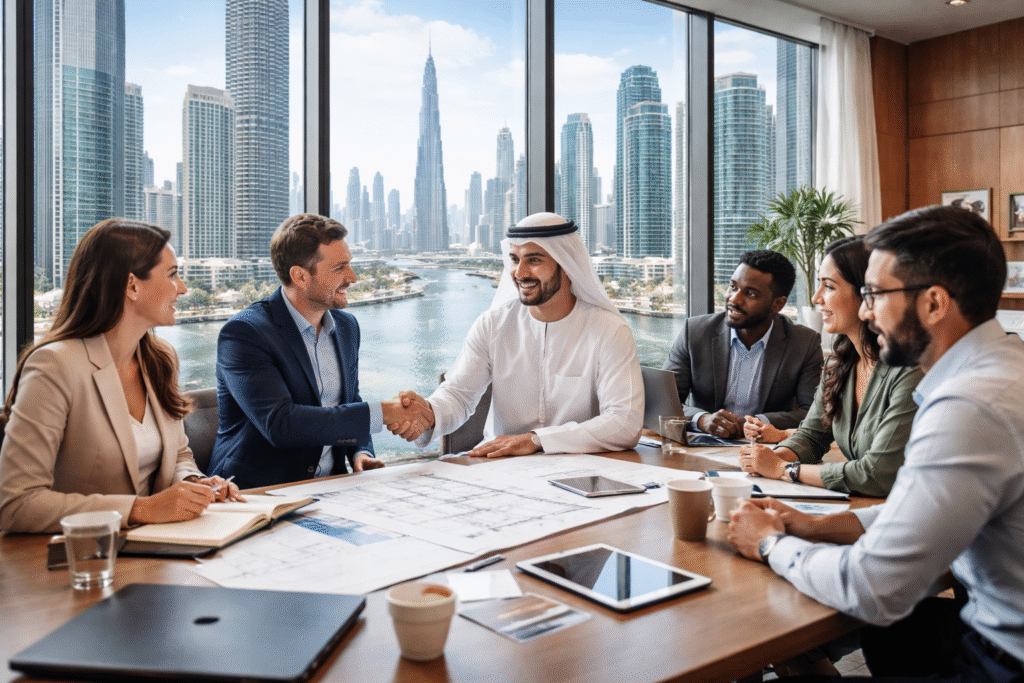 Real estate company values Dubai