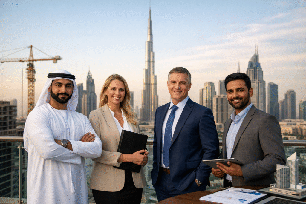 Management team real estate Dubai