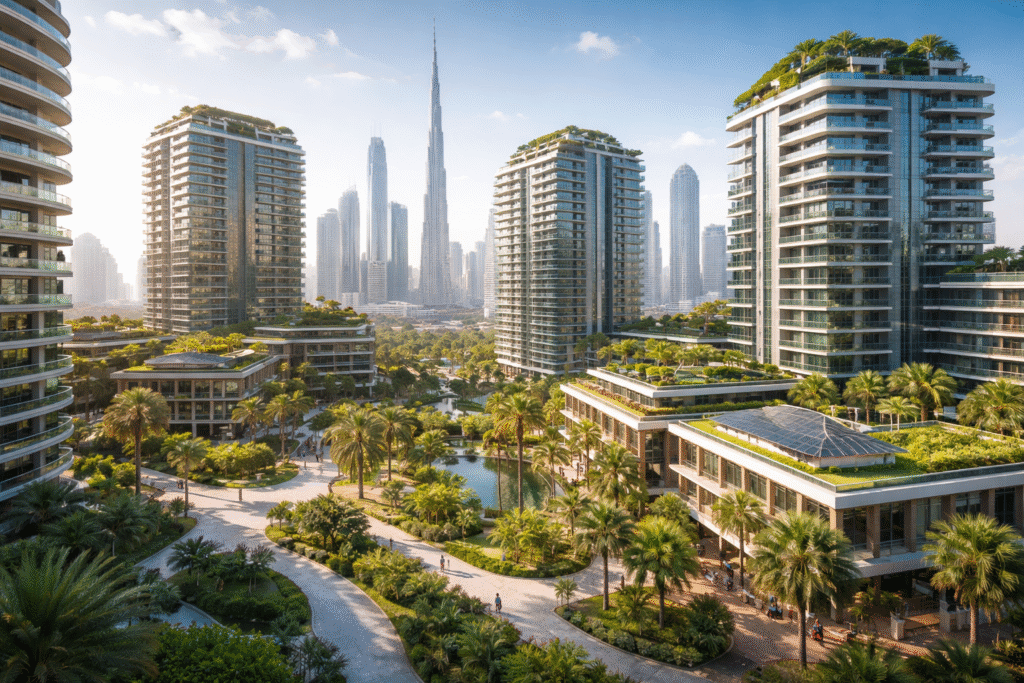 Sustainable real estate development Dubai